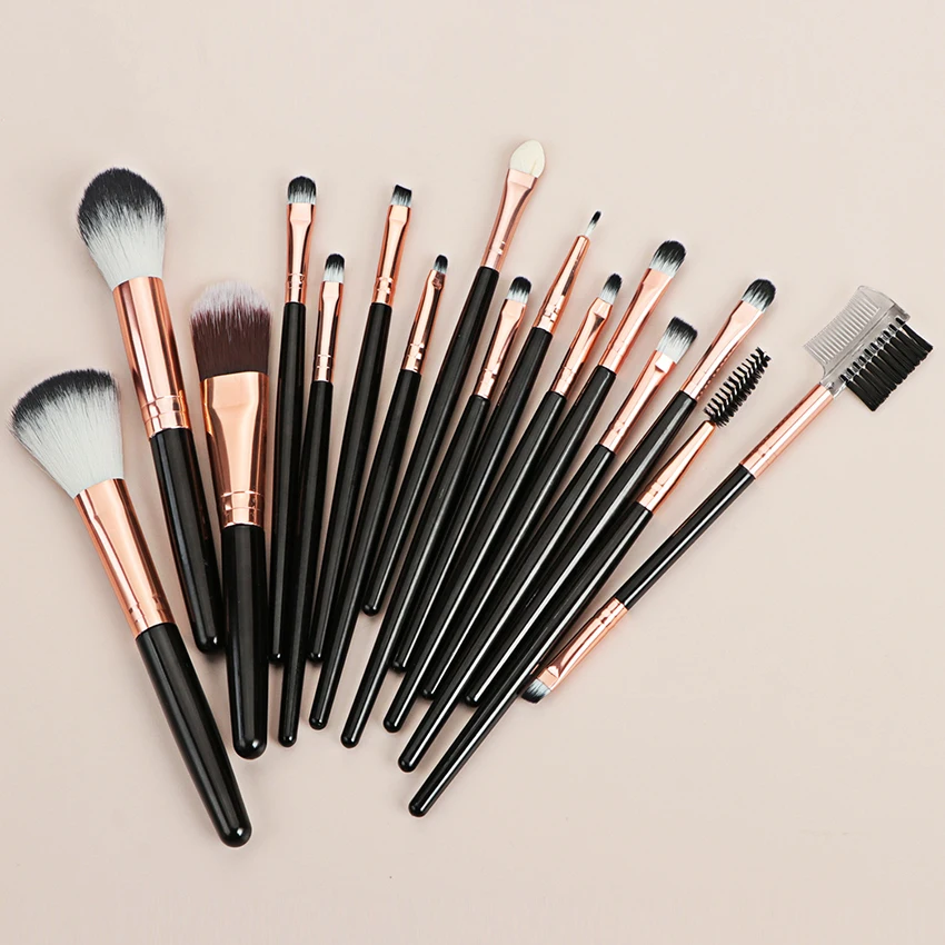 SAIANTTH 16pcs professional makeup brushes set foundation eye shadow powder blush lip eyelashes eyebrow eyeliner cosmetic tool