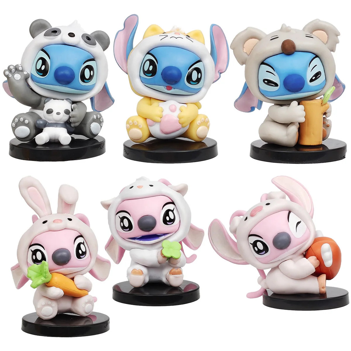 

New Anime Stitch Figure Blind Box Kawaii Stitch Toys Cartoon Car Cake Room Decor Doll Girl Birthday Gift