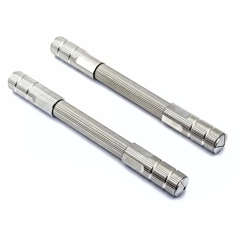 فلاش تريند فكي قابل للتعديل 0.8/1.3/2.4/2.8 مللي متر من الفولاذ المقاوم للصدأ لأدوات إصلاح الساعة ملاقط مزدوجة الأطراف ملزمة عقد ديفي #1