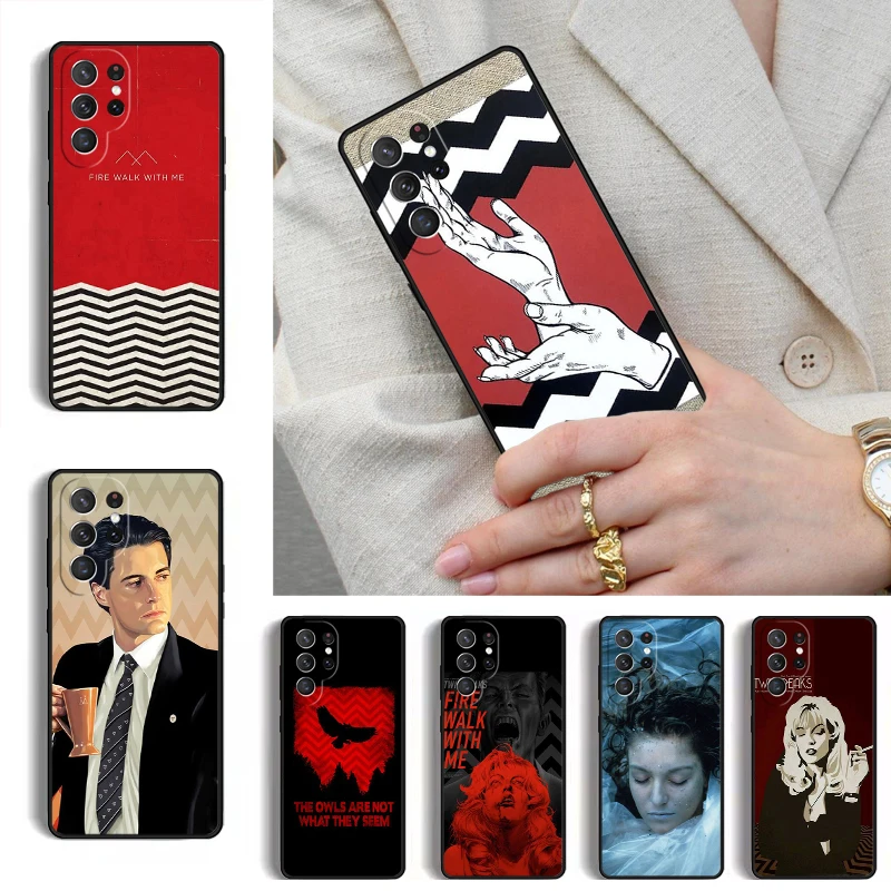 TWIN PEAKS Art Print Phone Case for Samsung Galaxy S26 S25 Ultra S24 S23 S22 S21 Plus Note 10 Bumper Cover