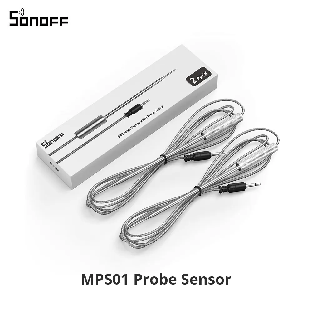 SONOFF BMT01 BBQ-vleesthermometer Bewaking op afstand Temperatuurwaarschuwing Barbecue Koken Oven Grillsonde Werkt met eWeLink APP
