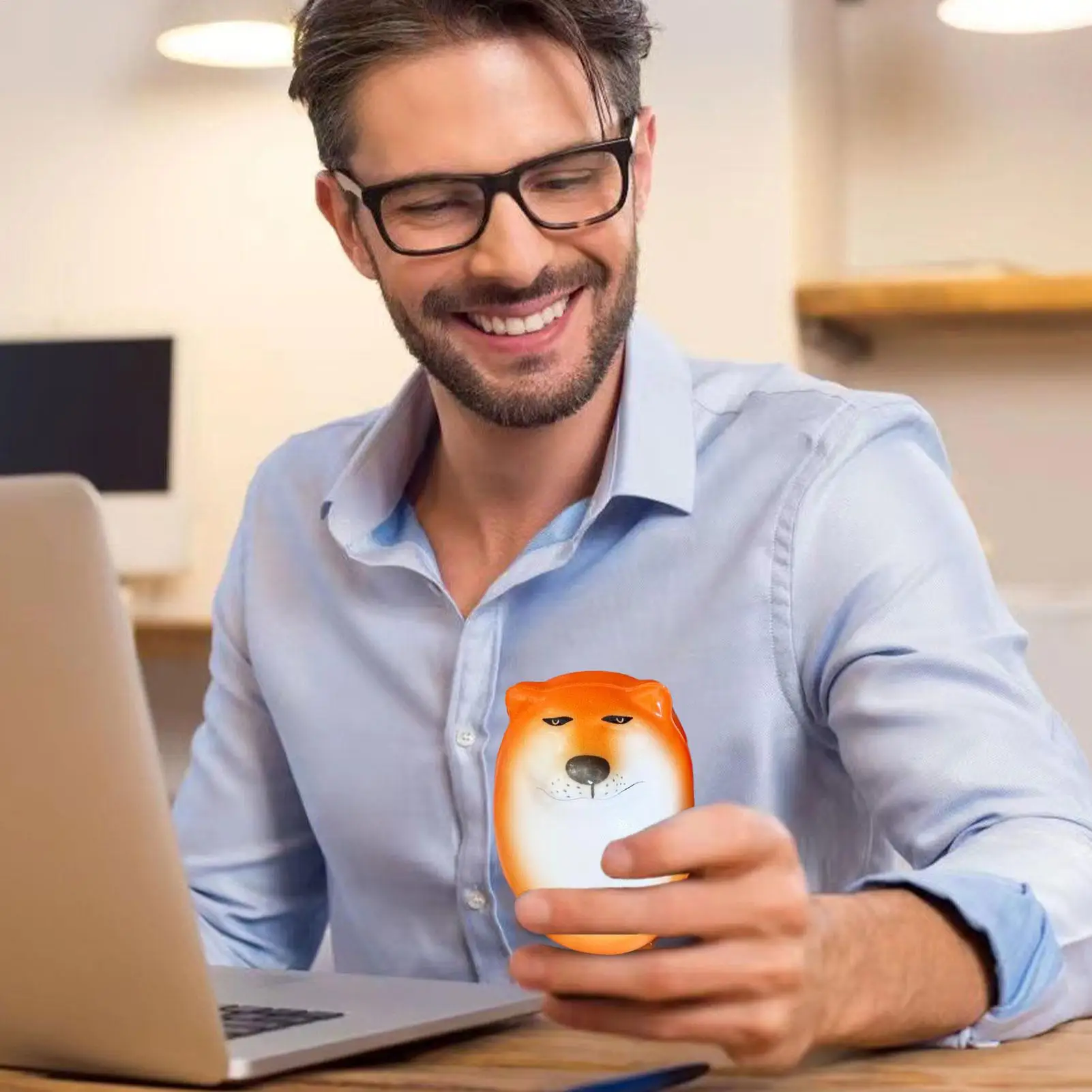 Sensory Squeeze Toy Funny Dog Sensory Fidget Toy Slow Rising Calming Animal Figurines Desk Decor For Holiday Birthday Travel