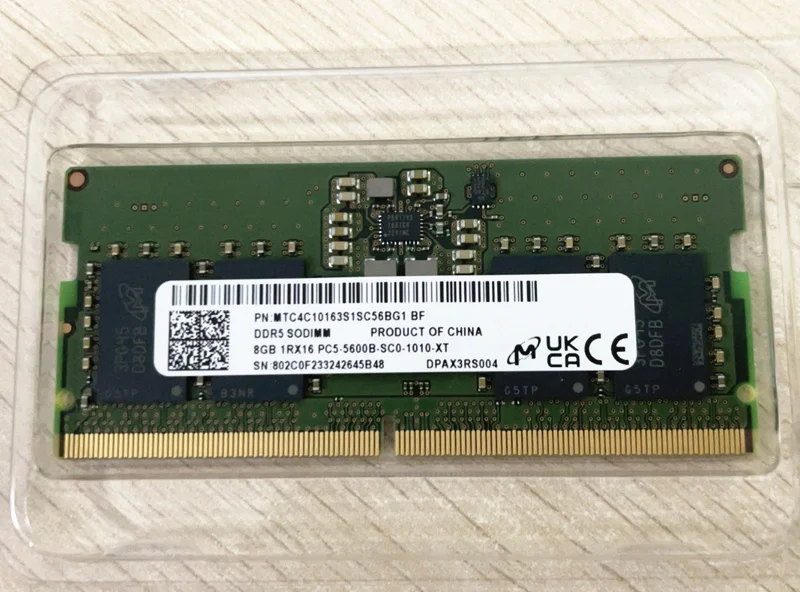 DDR5 SODIMM 8GB 1RX16 PC5-5600B-SC0-1010-XT: A Comprehensive