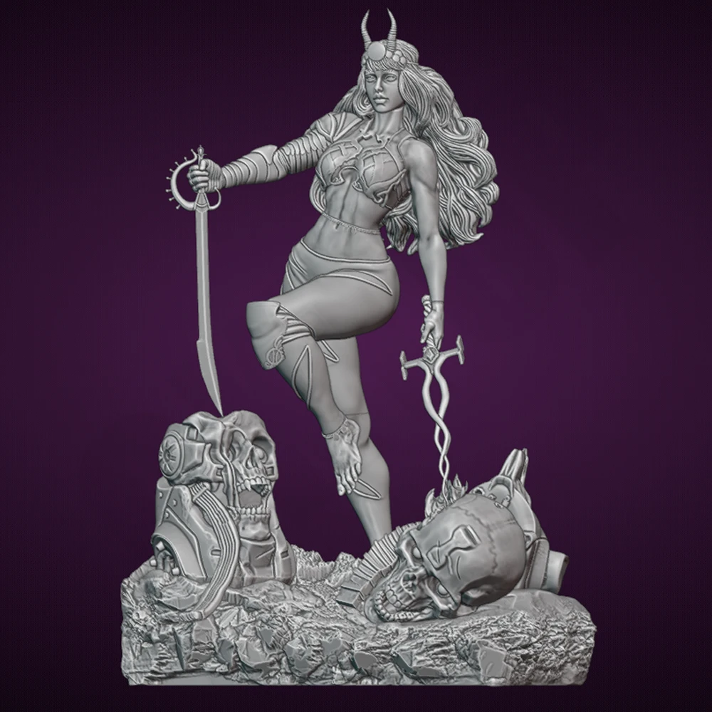 

Сексуальная ведьма Леди Смола Модель Комплект 3d Принт Кукла 1/24 Несобранная Смола Фигурка Статуя Комплект Неокрашенная Игрушка Gk Набор Игрушек