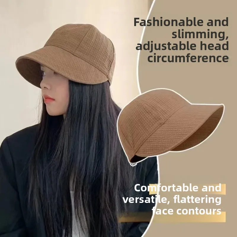 Waffle Shaped Women's Sun Shading Duckbill Hat, UV Resistant Fashionable Spring and Summer Sun Shading Hat