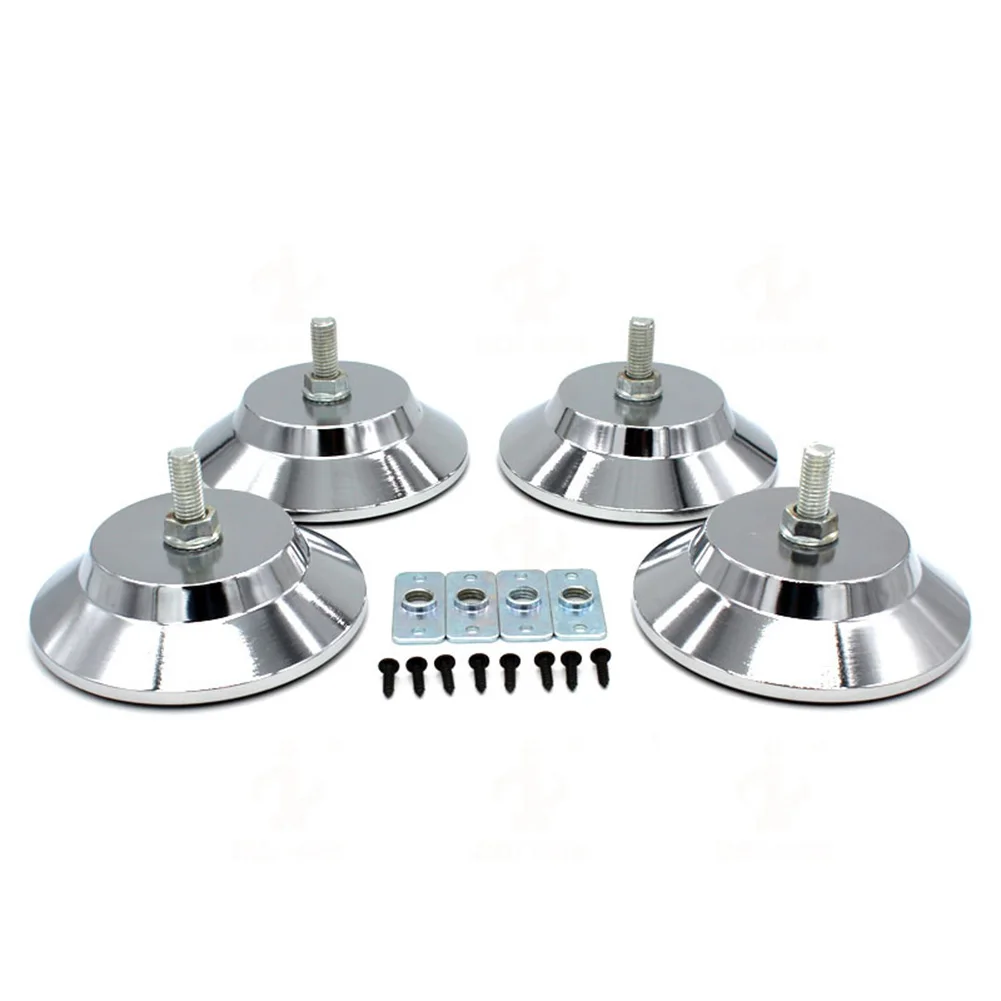 2.76 Inches Height Adjustable Leveling Risers 4PCS Set For Pool Tables Compatible With Most Tables For Billiard Tables