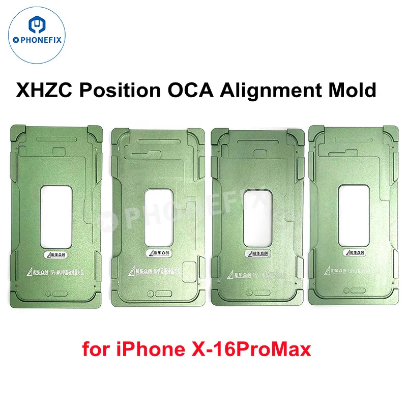 XHZC Posizione OCA Stampo di Allineamento Stampo Per iPhone X XS XR 11 12 13 Mini 14 15 Plus 16 Pro Max Display LCD Ristrutturazione Riparazione