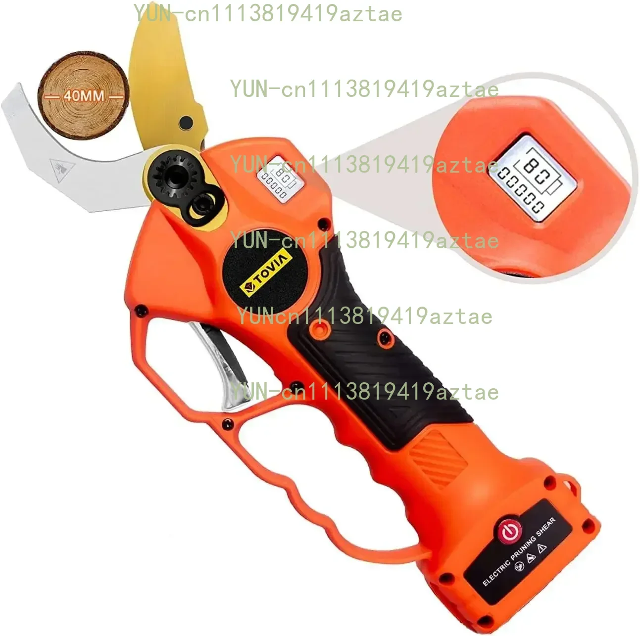 Professional Cordless Electric Pruning Shears Body Without Battery 25V Garden Tree Trimmer With Brushless Motor