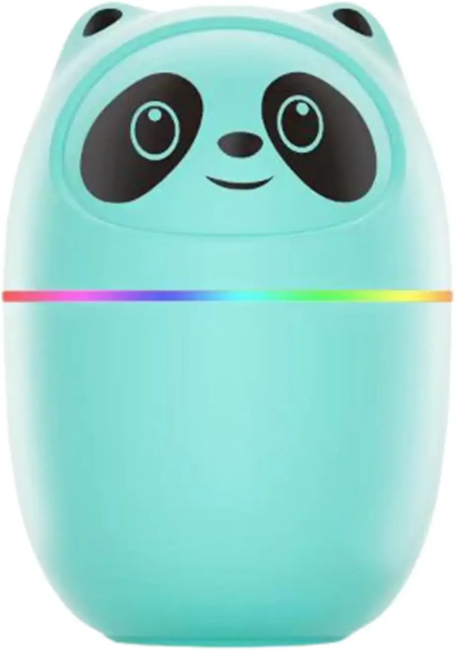 Humidifiers for Bedroom 250ml Easy To Fill Clean Quiet Ultrasonic Mini with 2 Mist Modes and Color Nightlight Auto Shut-Off