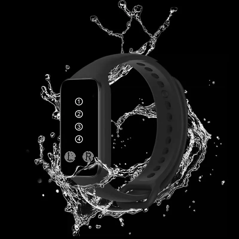 Wireless Caregiver Pager Alert Button Waterproof Watch Receiver Long Distance Transmission One-Button Emergency Call Device