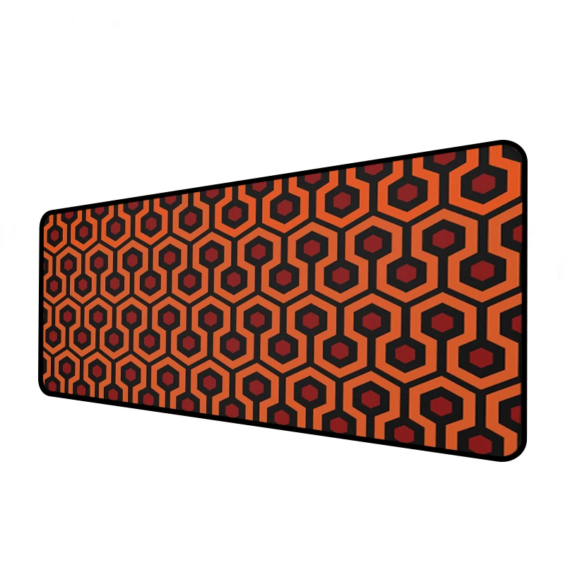 لوحة ماوس الفندق Overlook، Ollook Hotel Deskmat، Jack Shining Rug Pattern Horror Movie Goth Keyboard MouseMat Mousepad لأجهزة الكمبيوتر المحمول