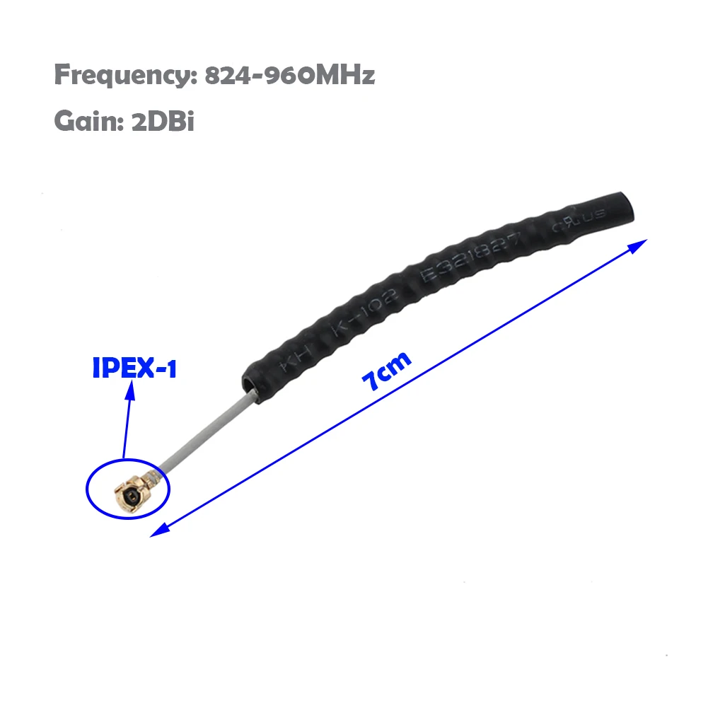 4PCS LoRa Antenna 868MHz 915MHz GSM IPX IPEX-1 1.13 UF.L Antenna Built-in 2DBi for LORA LORA32U4II LoRaWAN