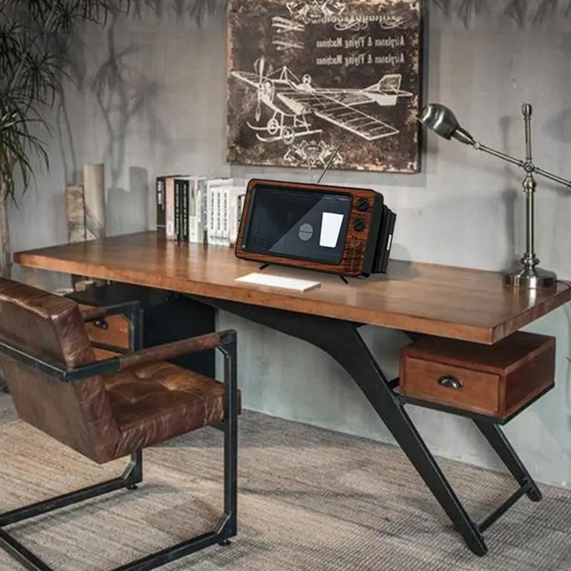 الحنين شاشة الهاتف التلفزيون المتوسع للطي جبل السفر ودية شاشة الجهاز المحمول المكبر أداة هدية F19C #1