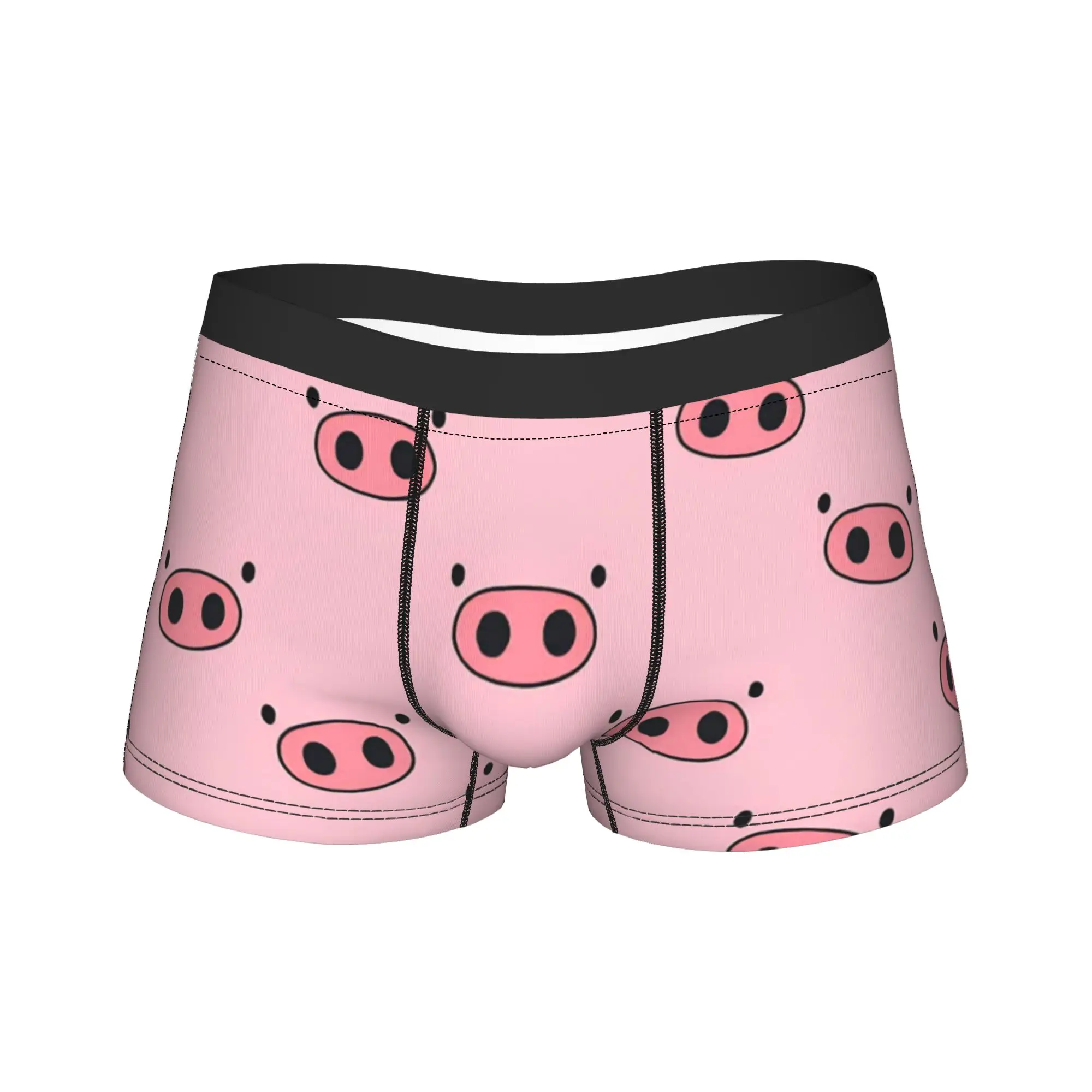

Minimalist Pig Nose Seamless Pattern Underwear Comfortable Underpants Pattern Boxer Brief For Men Pouch Large Size Boxer Shorts