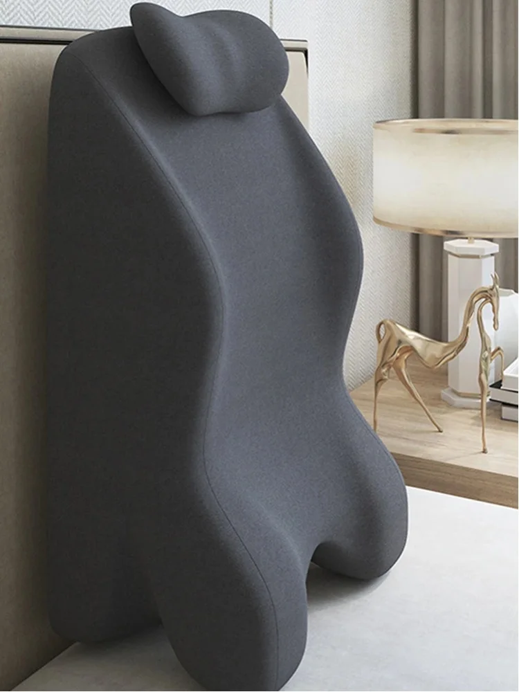 Konturiertes ergonomisches Bauchstützkissen mit abnehmbarem Nackenwirbelstützkissen, Armlehnenrille und rutschfestem Unterstoff zur Entlastung der Brust und zum Schutz der Wirbelsäule beim Liegen,