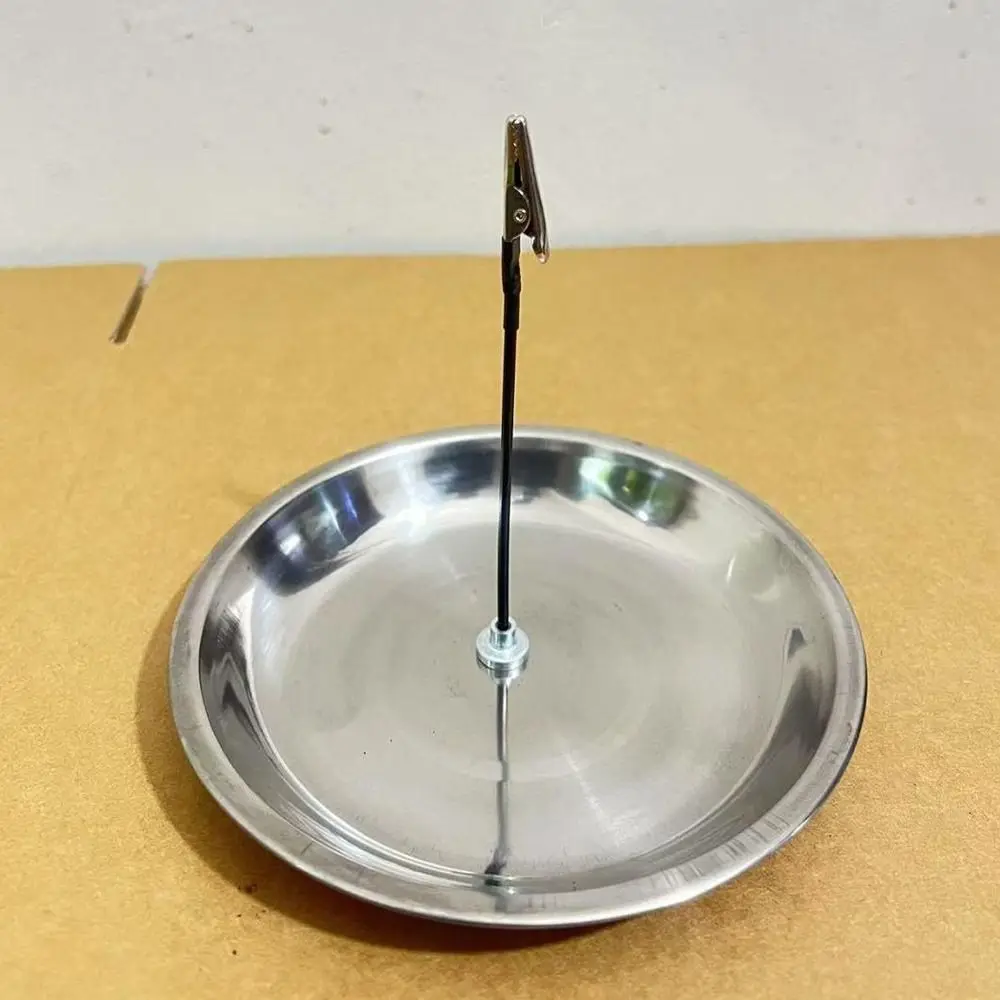 Stainless Steel Mosquito Coil Bracket Durable Multi-function Incense Clip Strong Magnetic Ash Tray Base Wood Incense