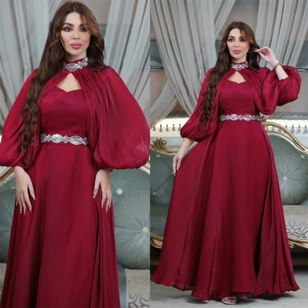 

Eid Party Satin Moroccan Diamonds Abayas Muslim Women Long Maxi Dresses Kaftan Dubai Modest Turkey Evening Gown Vestidos Ramadan