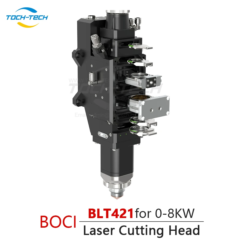 BOCI BLT421 for 0-8kw QBH Metal F125/150/200mm Focusing Lens Auto Focusing High Power Fiber Laser Cutting Head