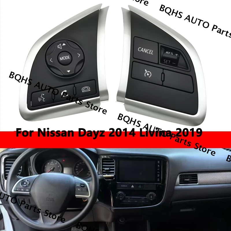 

Accessories Car Steering Wheel Button Cruise Control Multimedia Audio Radio Volume Switch Fit For Nissan Dayz 2014 Livina 2019