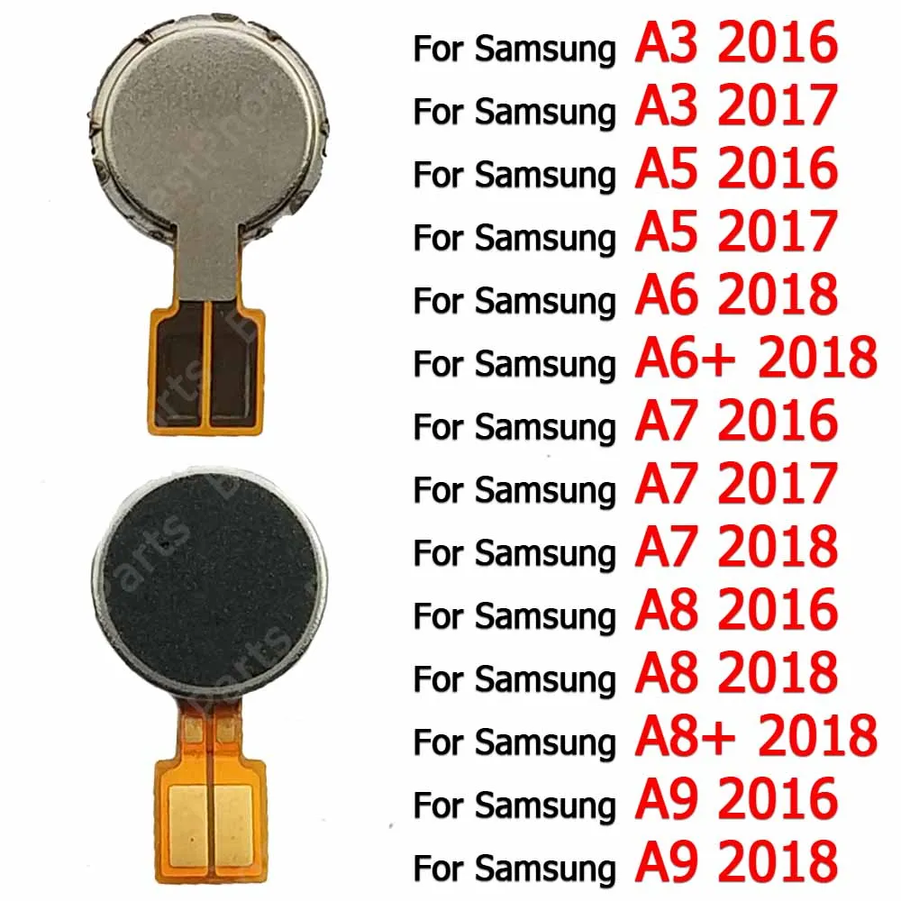 Vibrator Motor For Samsung Galaxy A8 Plus A8+ A9 Pro 2018 A3 A5 2016 A6 A6+ A7 2017 Vibration Flex Cable Replacement