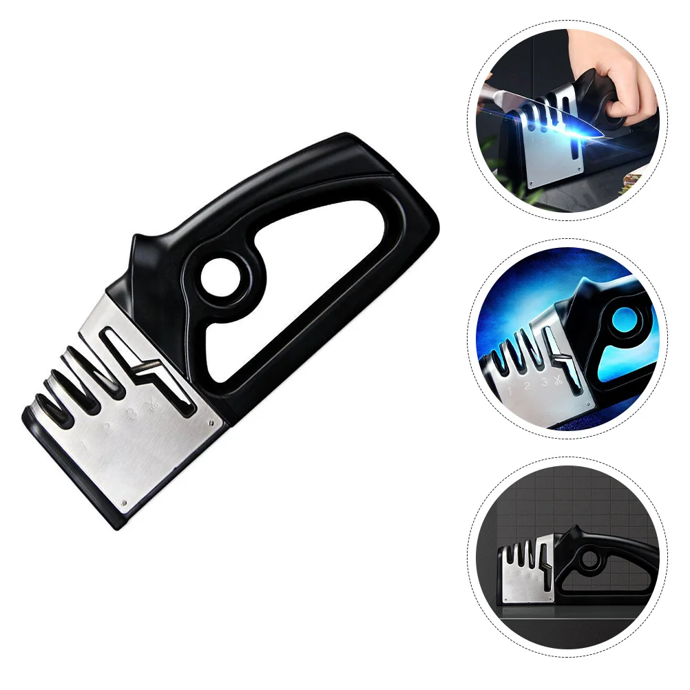 

Kitchen Sharpener Premium Knife Sharpener For Cutters Cooking Household Use Ergonomic Non-Slip Design Sharpening Tool
