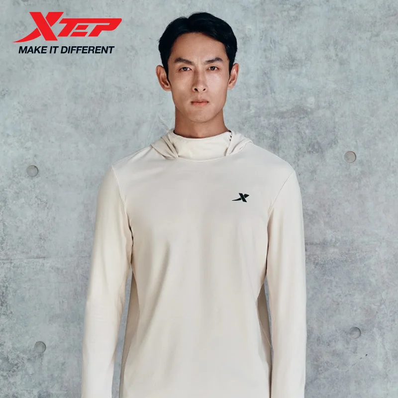 Xtep Knitting Shirt For Men  Autumn Comfortable Soft Sweatshirt Leisure Athletic Outdoor Long sleeves Tops 876329030088