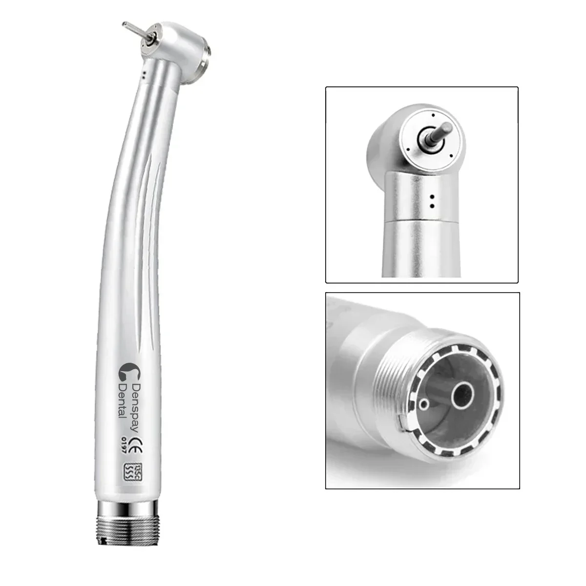 Dental Oral High & Low Speed Handpiece Kit Push Button Straight Contra Angle Air Turbine 2/4 Hole M4 / B2 Whole Set