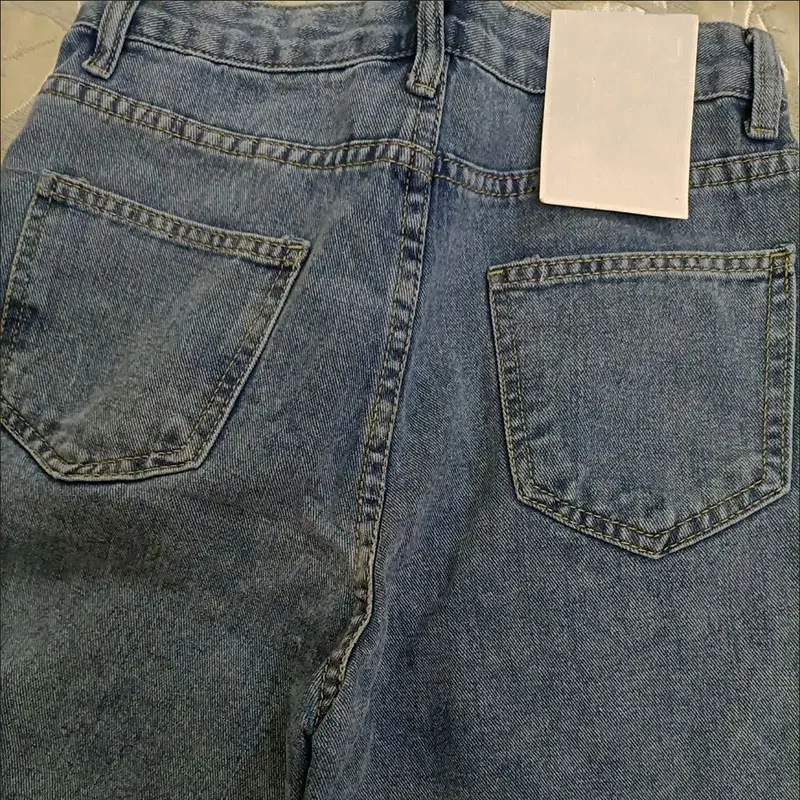 Шорты женские джинсовые с завышенной талией, винтажные мешковатые брюки-карго до колен, с широкими штанинами, в уличном стиле, Y2K, летние