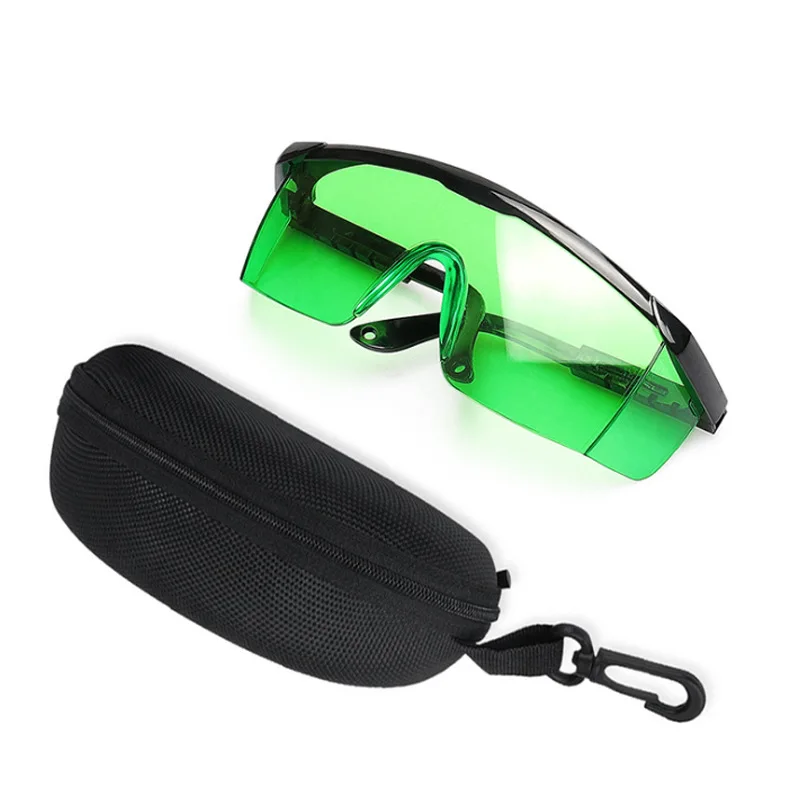 Green Protective Level Laser Visualization Enhanced Adjustable Dust Protective Glasses