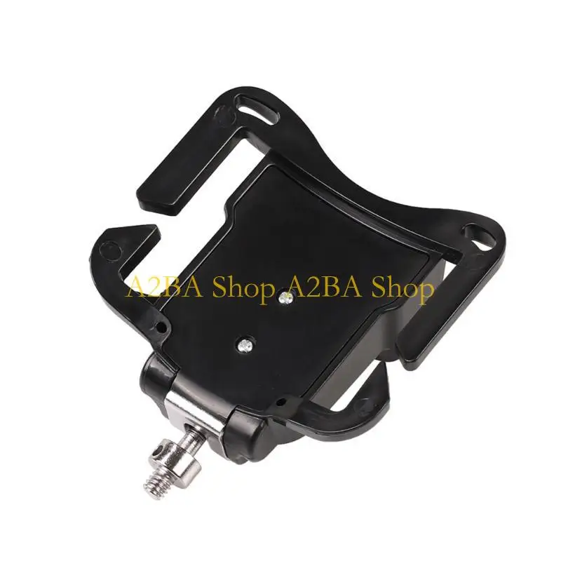 A2BA Precise Machined Camera Mounting Plate for Safe DSLR Attachment Featuring Nonslip Padding and Rounded Edges
