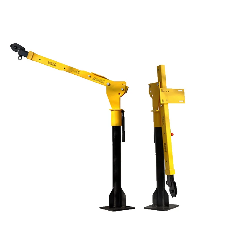 High Quality 0.5 Ton 1 Ton AC Power Small Mini Truck Mounted Crane