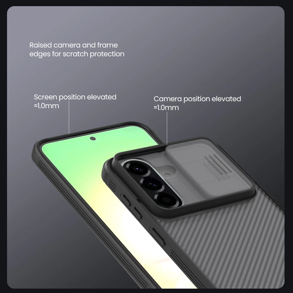 لهاتف Samsung Galaxy A57 5G، حافظة مغناطيسية NILLKIN، مقاومة للصدمات من الدرجة العسكرية مع 4 وسائد هوائية، غطاء PC & TPU مضاد للبصمة #4