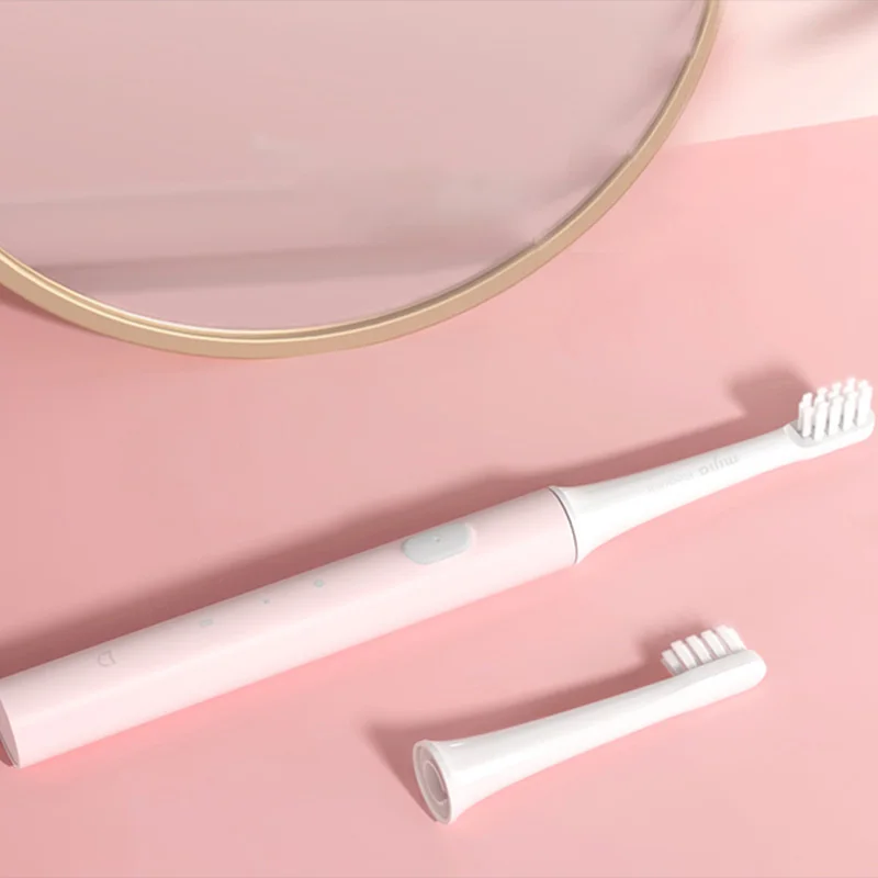 XIAOMI-Mijia T100 Escova de Dentes Elétrica Sônica Mi Smart Escova de Dente Impermeável IPX7 USB Recarregável para Escova de Branqueamento dos Dentes