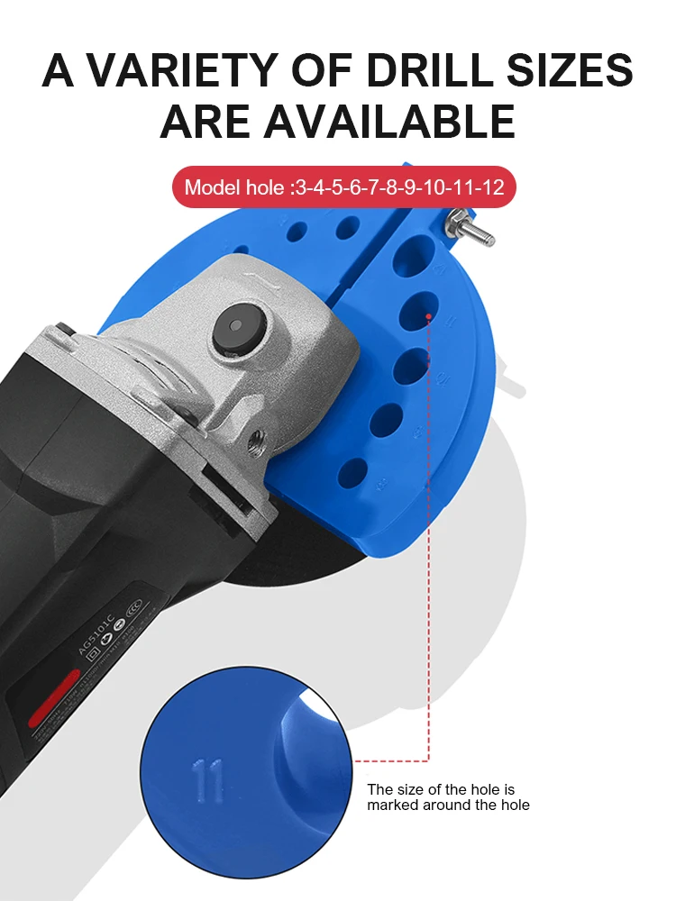 3-12mm Multipurpose Drill Bit Grinding Sharpener for angle grinder Herramienta de Taladro Modificado para Amoladora Angular