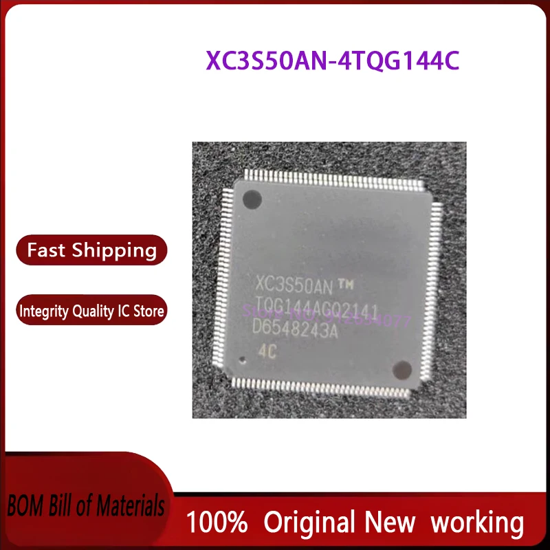 2PCS~10PCS/LOT XC3S50AN-4TQG144C XC3S50AN-TQG144 XC3S50AN-4TQ144C XC3S50AN-TQ144C XC3S50AN TQG144C QFP144 New original