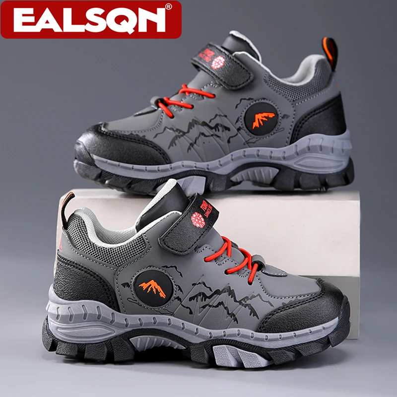 

Детские спортивные кроссовки Four Seaoson, нескользящие детские треккинговые кроссовки для мальчиков, размер 30-39