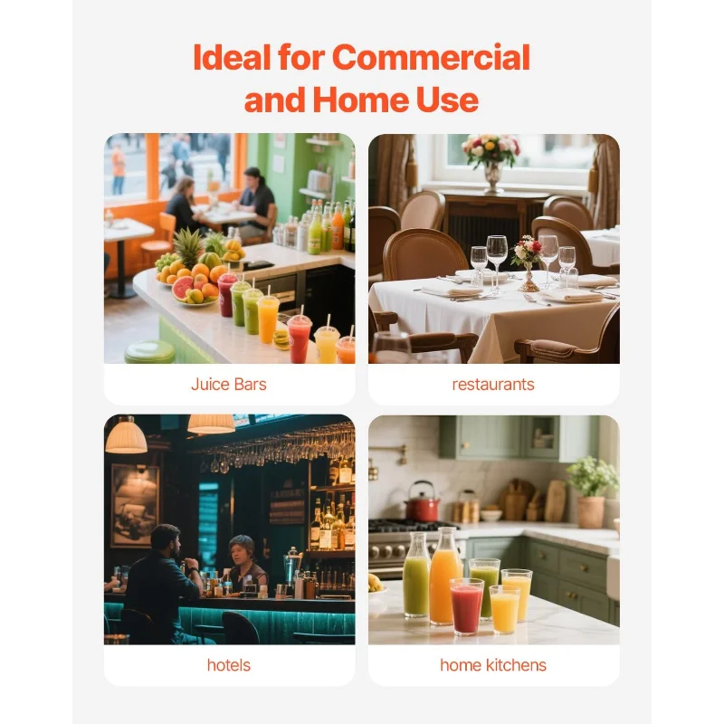 Коммерческая соковыжималка VBENLEM, сверхмощная соковыжималка для литья алюминия и центробежный сок из нержавеющей стали