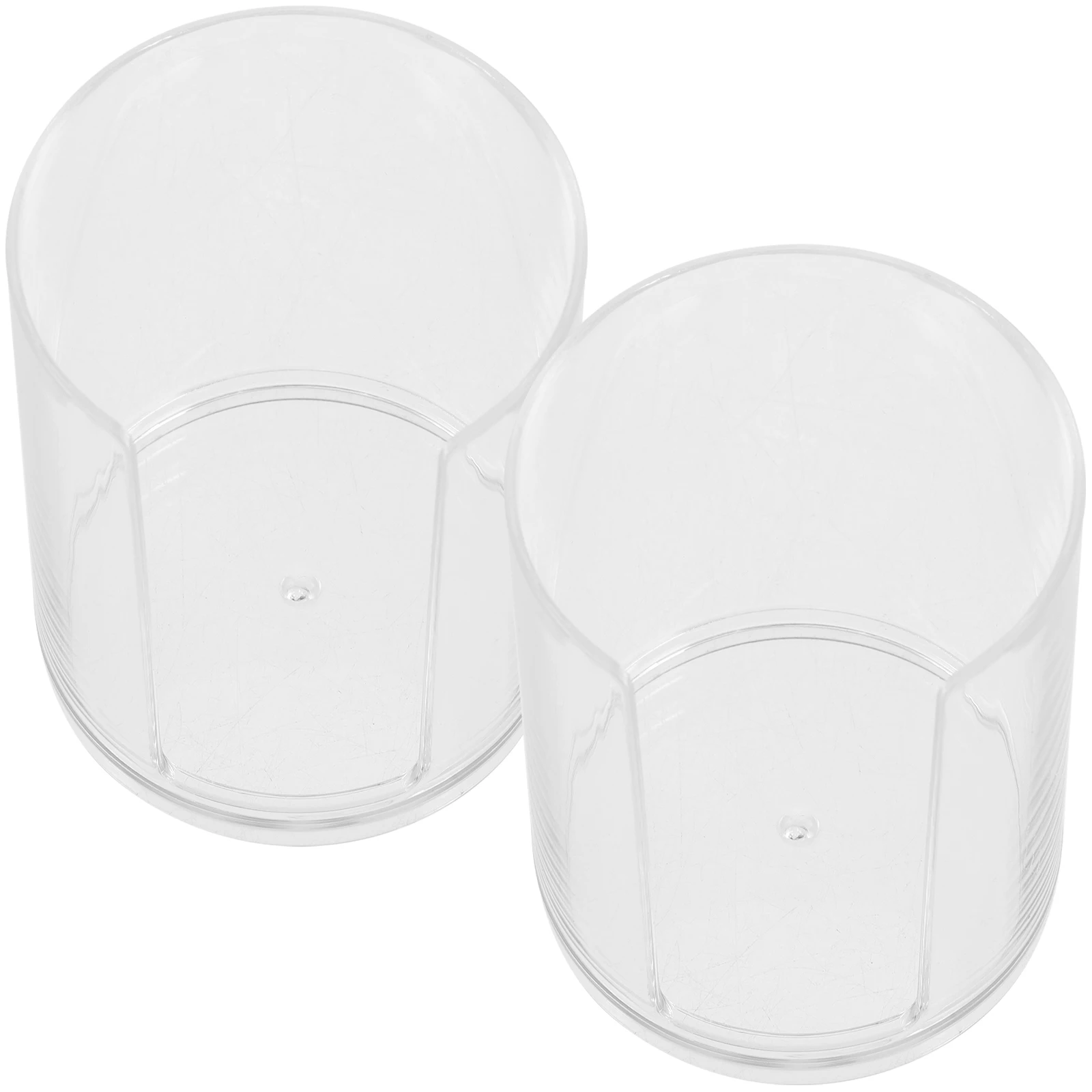 

2pcs Acrylic Storage Box Paper Cup Holder Disposable Cups Organizer Home Use Coffee Desk Bathroom Facility Cup Rack