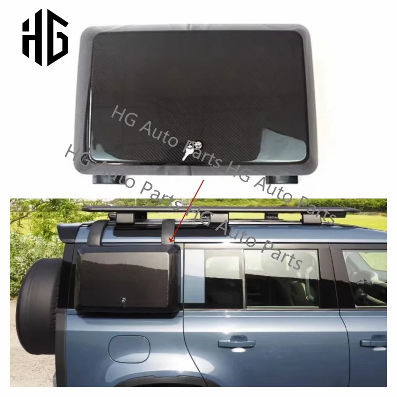 For Defender 110 Side Storage Bins For Land Rover Defender 90 110 2020-2024 Luggage Box Exterior Decoration Side Tool Box