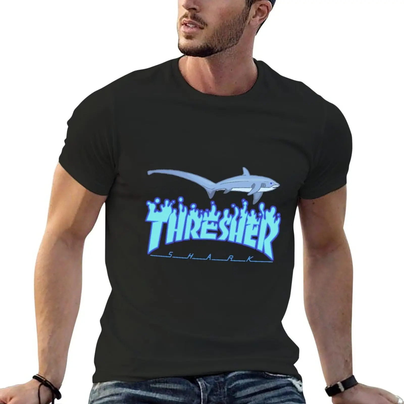 

Thresher Shark T-Shirt Funny t-shirts Anime t-shirt men clothes