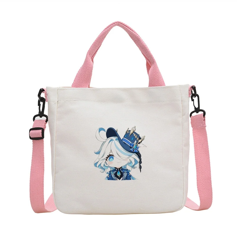 Genshin Impact Furina tote bag canvas  shopper grocery einkaufstasche femme