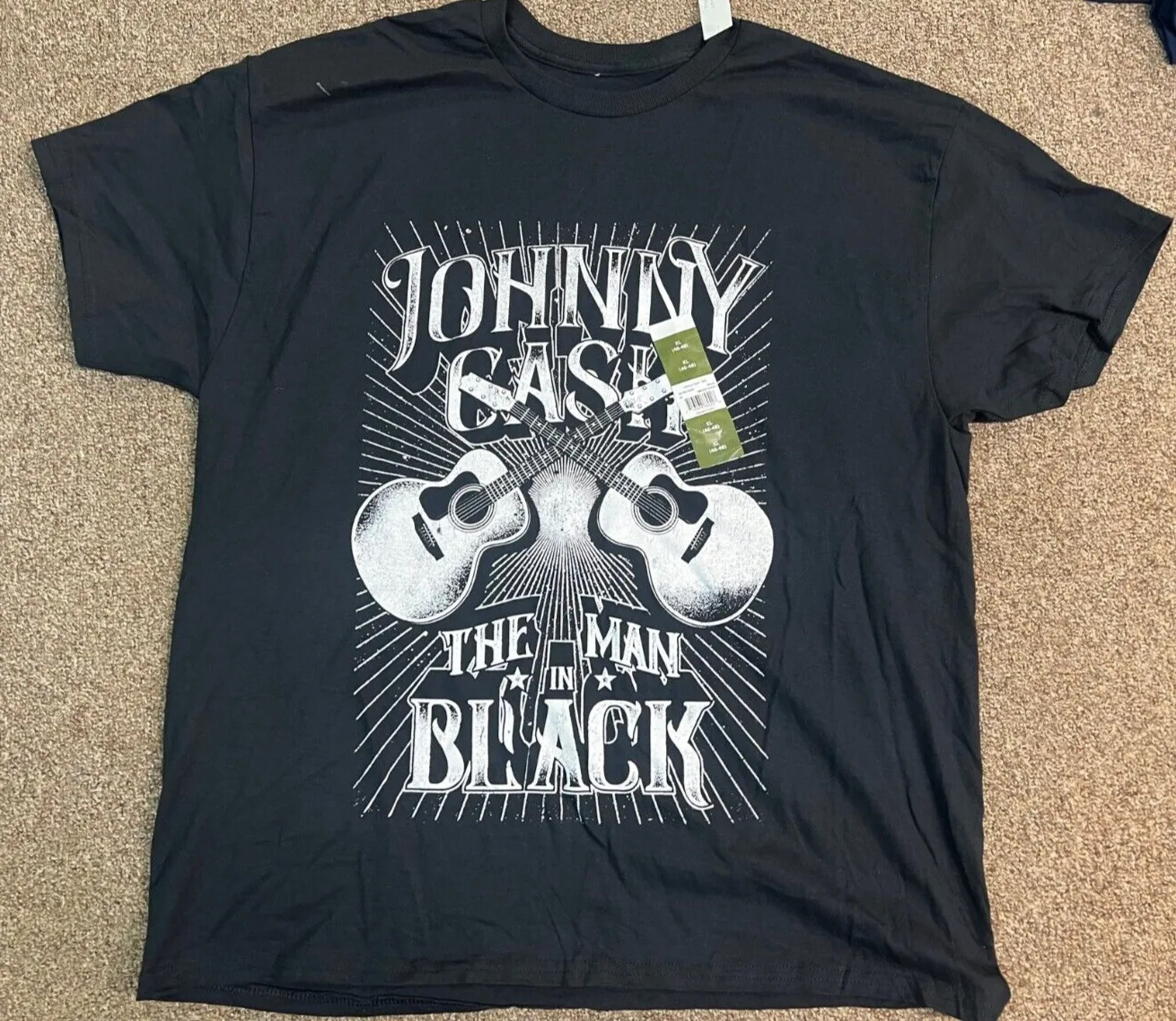 Johnny Cash Man In Black Men'S Size X Large T Shirt  Nwt