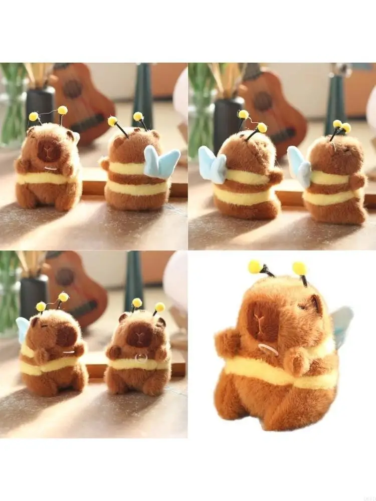 

Capybara Keychain for Toy Gift Carnivals Prizes for Kids Backpack Funny Animal