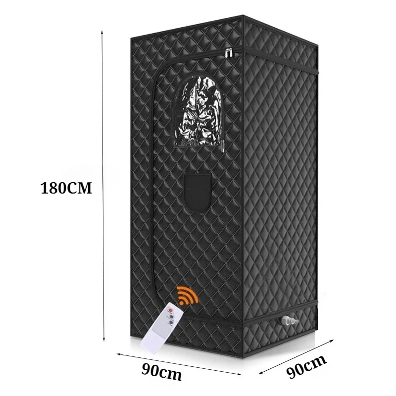 Sauna dobrável interna, portátil, espessada, aquecimento rápido, sauna a vapor, isolamento térmico, equipamento de banheiro