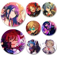 Tatsumi Kazehaya Mayoi Ayase Midori Takamine Hiyori Tomoe Game Figure Badge Cosplay Singer Cute Enamel Pins for Backpack Jewelry