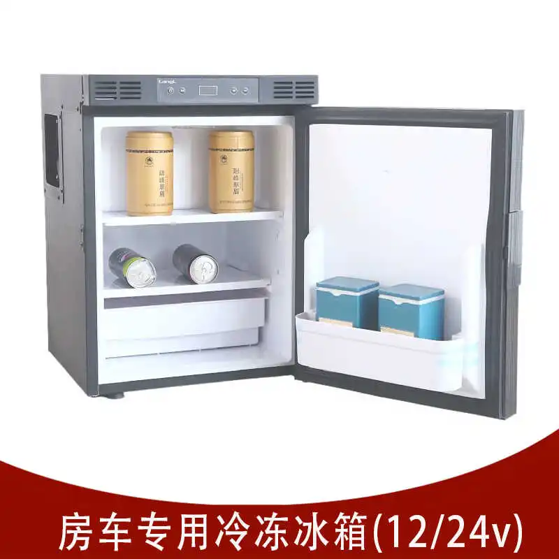 Geladeira de iate RV, freezer refrigerado com porta de freezer