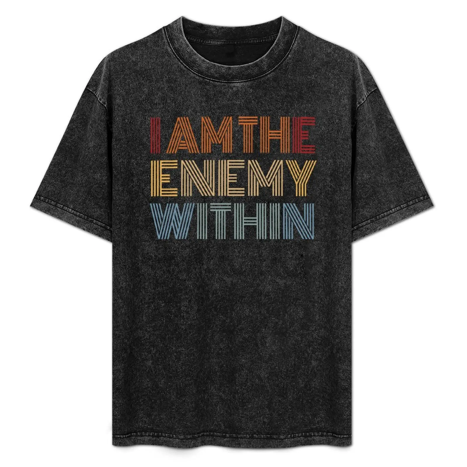 

I Am The Enemy Within T-Shirt Fashion Pattern Printed Tee Shirt