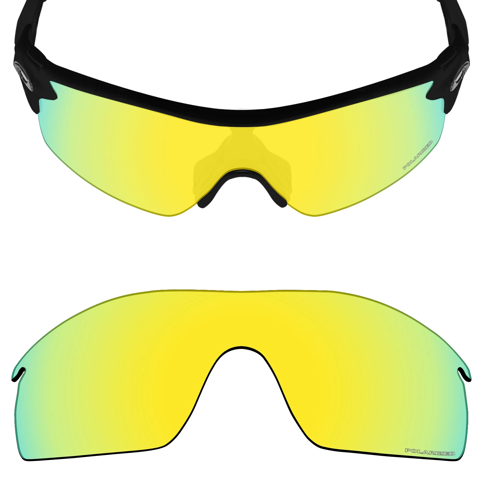 ezoptix123 Etched Anti-salt Polarized / Non-Polarized Lenses Replacement for Oakley RadarLock XL Sunglass