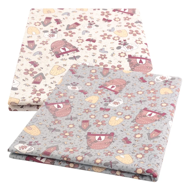 2 Teile/lose 40cm x 50cm Pre-cut Fett Viertel Schöne Bunte Qualität Gedruckt Baumwolle Stoffe Patchwork Quilten tuch für DIY Nähen – Detail 20