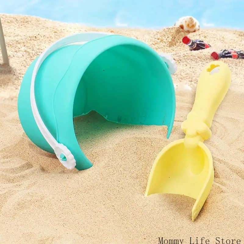 Sand Play Tool Set Sand Sable Bucket Sandcastle Building Toy for Children Fun